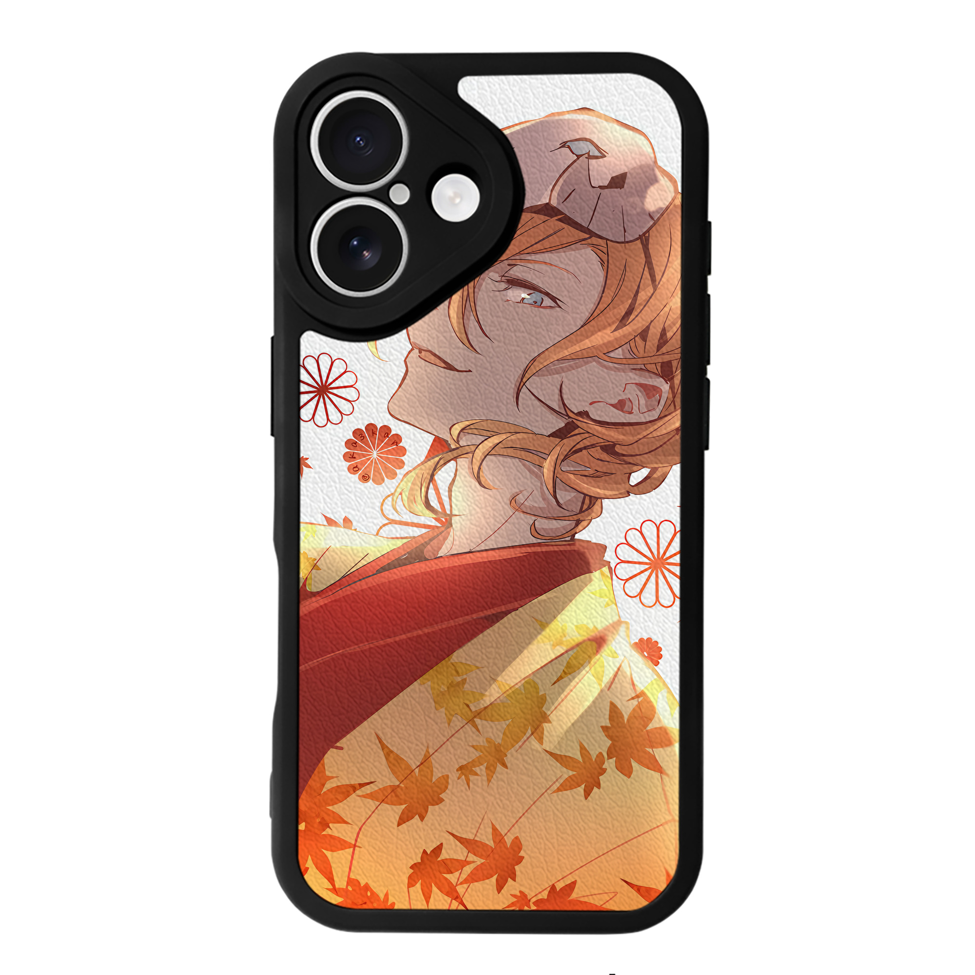 （画像用） 文豪ストレイドッグス Bungo Stray Dogs 【iPhone 16シリーズ対応】シリコンスマホケース（レザー調） 材質：シリコン